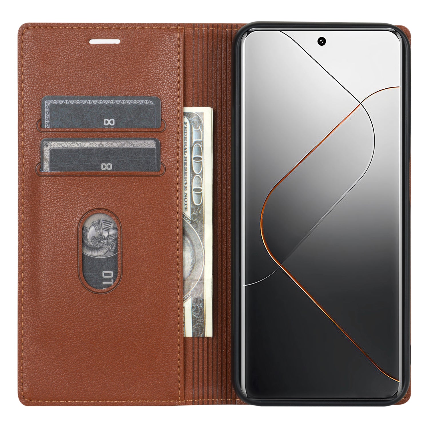 BKS-001 For Xiaomi Redmi Note 13 Pro 5G / Poco X6 5G Magnetic Phone Case Bump Proof Leather Cover BKS-001 For Xiaomi Redmi Note 13 Pro 5G / Poco X6 5G Magnetic Phone Case Bump Proof Leather Cover